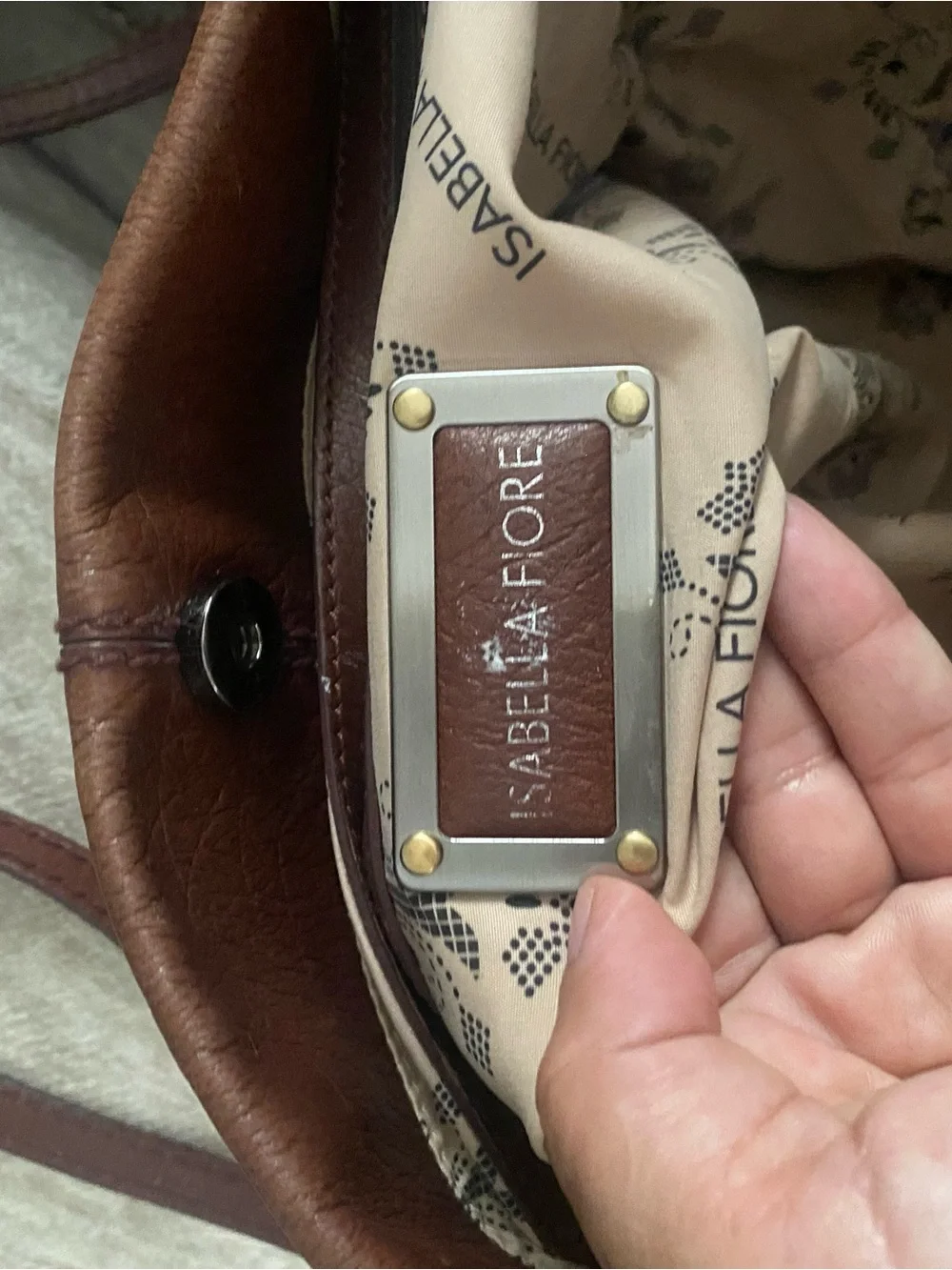 Vintage Isabella Fiore Brown Shoulder bag